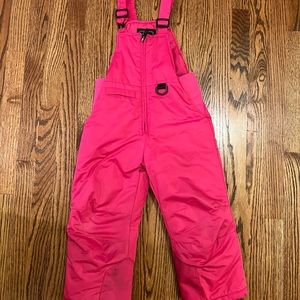 Snow bib 5T pink